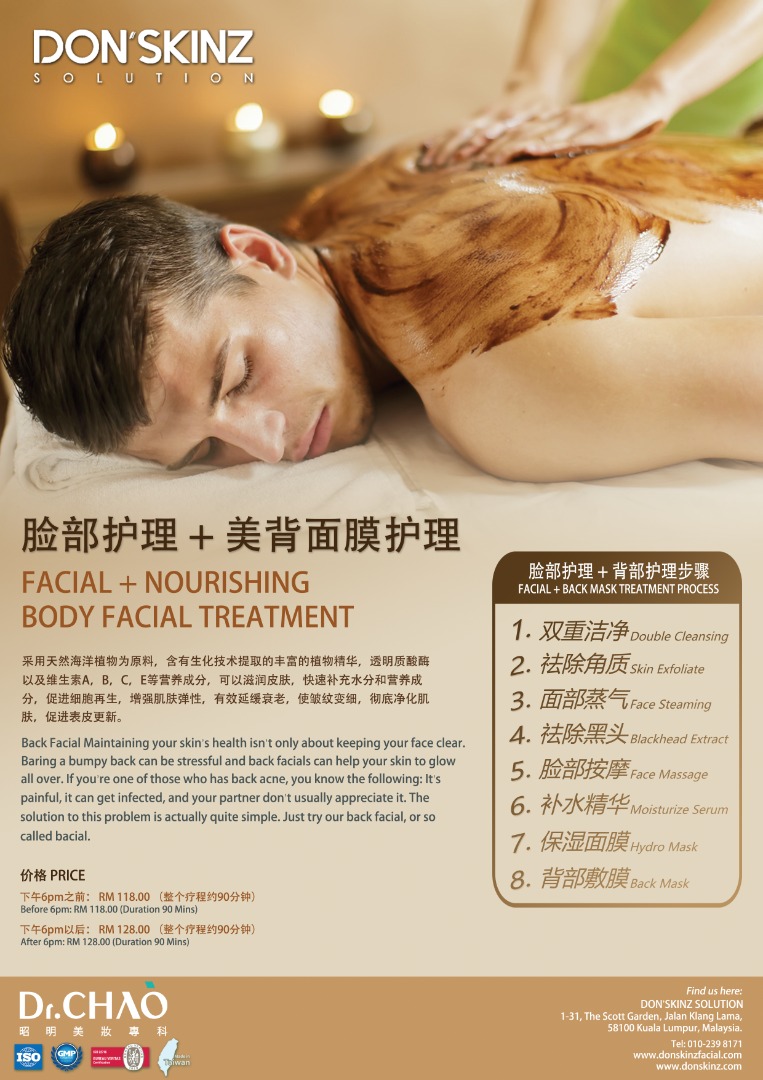 FACIAL TREATMENT + NOURISHING BODY FACIAL TREATMENT